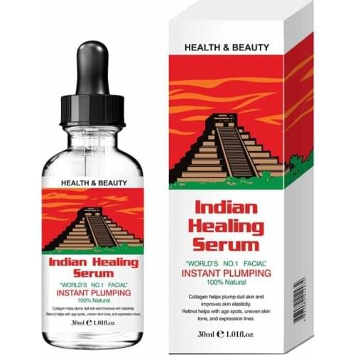 Fast Hydrating Indian Healing Serum Collagen & Retinol Facial Essence Anti-Wrinkle Remove Age Spots Even Skin Tone Moisturizing