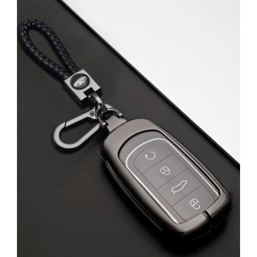 Zinc Alloy Car Key Cover for Chery Tiggo 8plus Tiggo 8 New 5 Plus 7pro Accessories Car-Styling Keychain Protect Set Holder