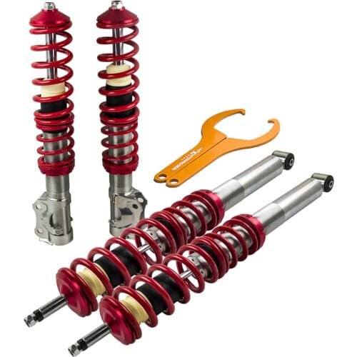 COILOVER SUSPENSION KIT For VW GOLF MK2 MK3 LOWERING SPRINGS SHOCK ABSORBER