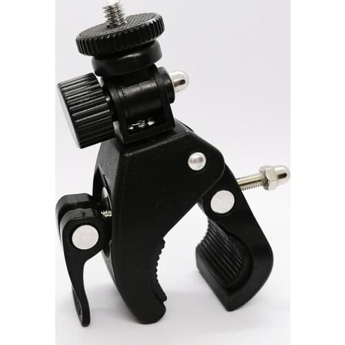 Bicycle Motorcycle Handlebar Tripod Mount Holder with 1/4''-20 Thread for Camera GoPro Camera Super Clamp Tripod