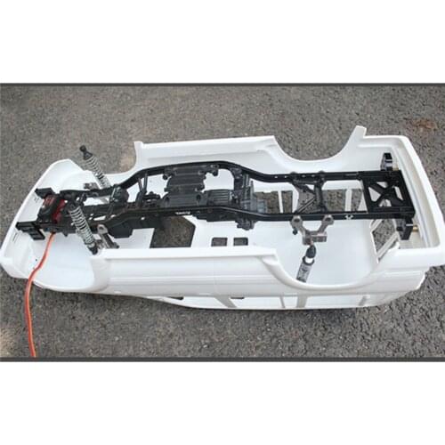 For 1:10 SCX10 Frame Changed to Land Cruiser LC80 Durable Metal Car Shell Body Mounting Brackets Fixing Rack Modification Parts