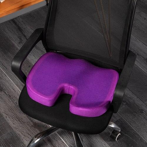 Gel Seat Cushion Orthopedic Pain Relieve Buttocks Support Memory Foam Coccyx Cushion for Office Chair Car Seat
