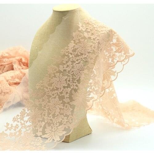 MLAEY 2y/lot Exquisite Embroidered Lace Trim, Lace Fabric ,Quality Lace Ribbon , DIY Craft&Sewing Dress Clothing Accessor