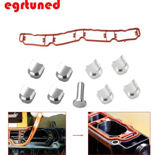 Intake Manifold Runner Flap Delete Gasket for Audi Skoda Seat EA113 VW 2.0 TFSI bop21