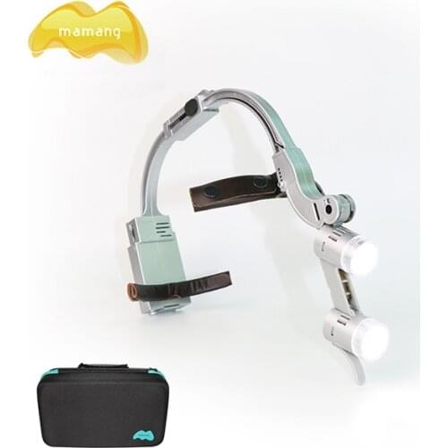Mamang headlamp using the worlds top medical grade LED surgical lights source ent headlamp