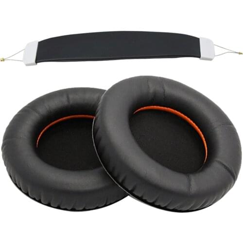 For SteelSeries Siberia V3 V2 V1 Prism Gaming Headphones Headsets Audio Headband Cushion Head Band Pads + Ear Pad