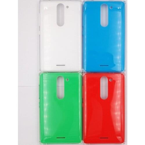 BaanSam New Colorful Battery Back Cover For Nokia Asha 502 Housing Case With Power Volume Buttons