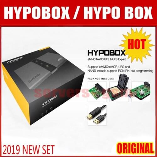 NEW ORIGINAL HYPOBOX/HYPO BOX support eMMC/eMCP,UFS and NAND include support PCle Pin-out programming