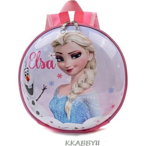 New Frozen Elsa Schoolbag Children Backpack Hard Shell Backpack Kids Cartoon Mini Shoulder Bag Kids Cute Bags