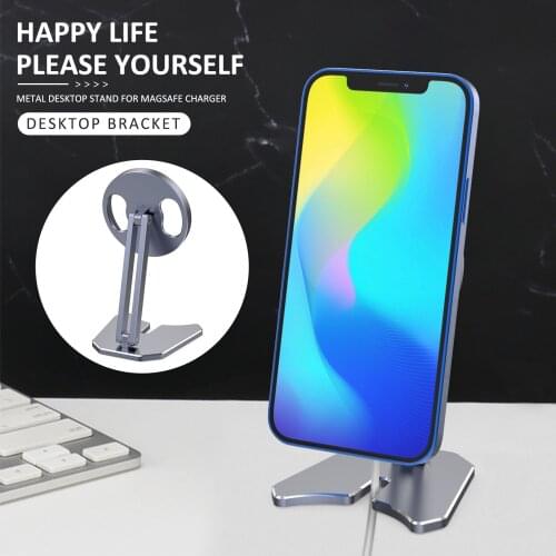 Holder For Magsafe Charger 2020 Mobile Phone IWatch Smart Watch Magnetic Wireless Charging Stand Base Lazy Desktop Stand