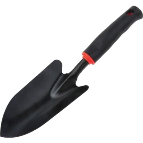 Portable Black Garden Weeder Shovel Spade Multipurpose Tough Carbon Steel Plastic Handle Digging Trowel Bonsai Home Farming
