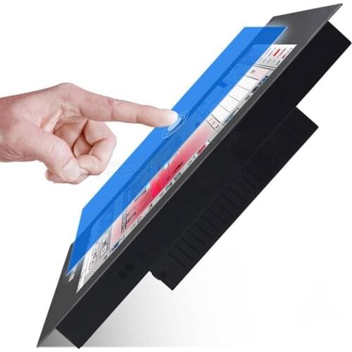 17.3 Inch Industrial Tablet all in one PC Intelligent Computer Resistance Touch Screen J1900 J1800 Win7 XP Buckles Mounting