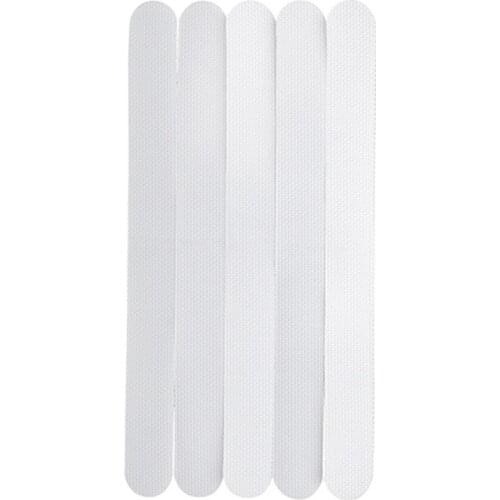 5 Pcs Bathroom Transparent Non-Slip Strip Anti Skid Bath Tub Treads Stickers Safety Tape for Stairs Pools Kitchens