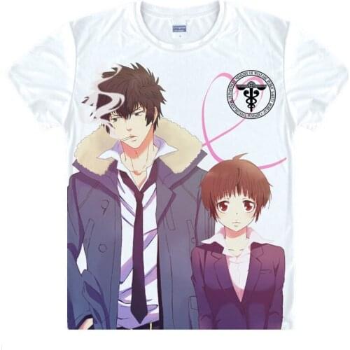 Psycho-Pass T-Shirt Akane Tsunemori Shirt white cool t-shirts Anime awesome gifts Mens Designer T-Shirts anime cartoon T-shirt a