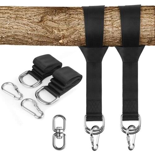 Outdoor Tools Buckle Tree Garden Swing Hanging Kit Holds Hammocks
