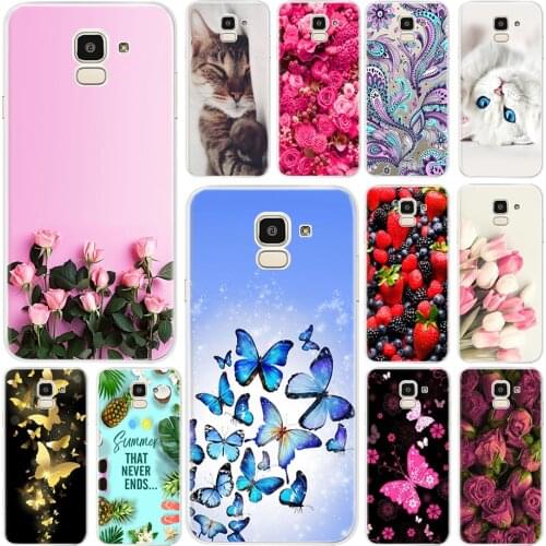 Protection Shell for Samsung J6 2018 Case Soft Silicone TPU Back Cover for Samsung Galaxy J6 2018 Fundas J600 J600F Phone Bumper