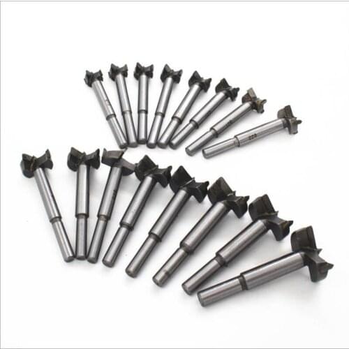 16 pieces of woodworking alloy hole opener 15-35mm woodworking tool