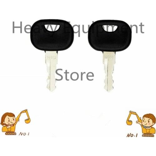 2 PCS 14603 Key For JCB Bomag Dynapac Terex Vibromax New Holland NH For Ford Moxy Hamm For Volvo