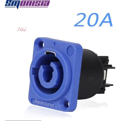 Smonisia 5pcs 16A Aviation Power Connector Display Screen Power Socket Stage Light Beam LED Jack