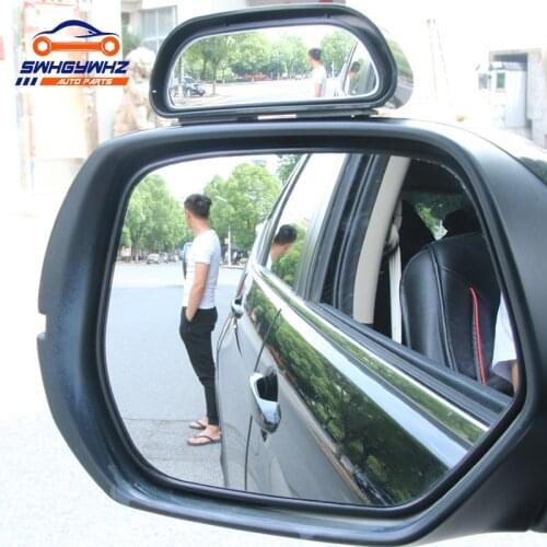 360 Degree Stick On Blind Spot Mirror Car Reverse Parking Wide Angle Convex Rear View Mirror Rearview Auxiliary Auto Accessories