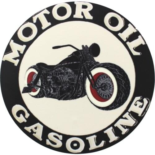 Gasoline Oil Old School Motorcycles Sticker Cafe Racer Retro #13