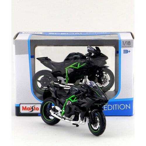 Free Shipping/Maisto Toy/Diecast Metal Motorcycle Model/1:18 Scale/KAWASAKI Ninja H2R Super/Educational Collection/Gift For Kid