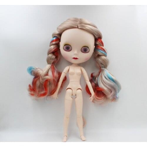 Free Shipping Top discount 4 COLORS BIG EYES DIY Nude Blyth Doll item NO.754 Doll limited gift special price cheap offer toy