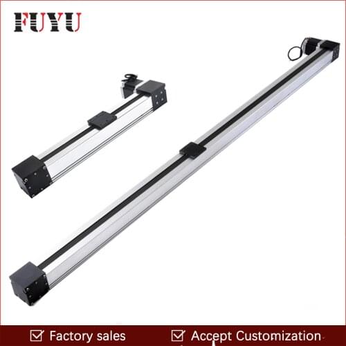 Free shipping high speed 100~2000mm stroke belt drive linear guide rail motion slide actuator module for cnc linear position kit