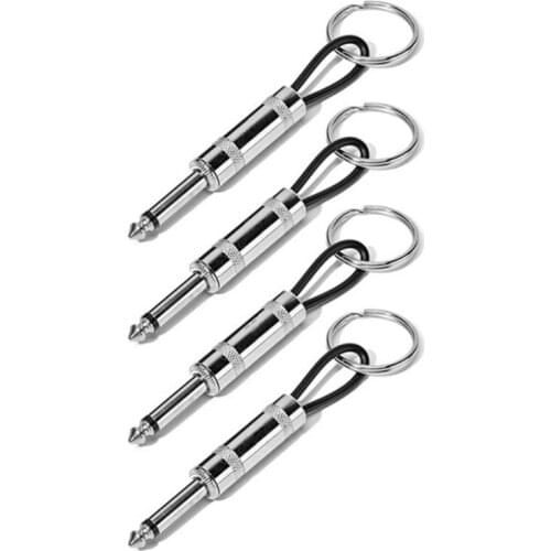 Key Storage Guitar Key Holder Accessory Plug Type Keychain Portable Key Ring