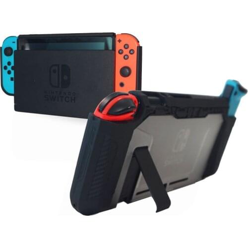 TPU PC Case for Nintendo Switch Accessories ShockProof Screen Protector Cover Shell Thumb Stick Cap Carcasa Console Game Funda