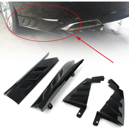 Car rear bumper side lip mold decorative protective cover for Honda Accord 10th generation X A Trois Volumes LX 2018 2019 2020