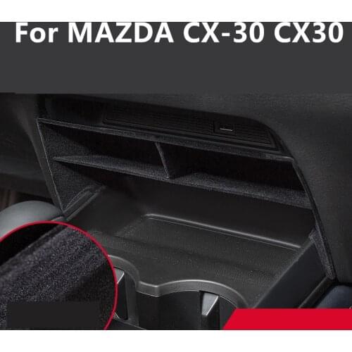 For Mazda CX-30 CX30 modified central control storage box dedicated interior compartment flocking storage box High quality parts