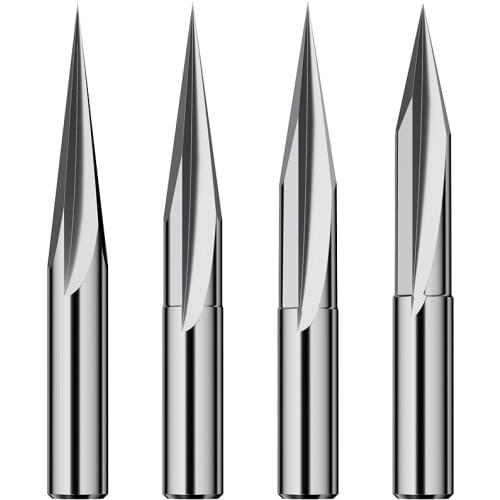 Weitol free shipping N 6mm two/double flutes V straight bit wood carving tools CNC router bit milling cutter for wood