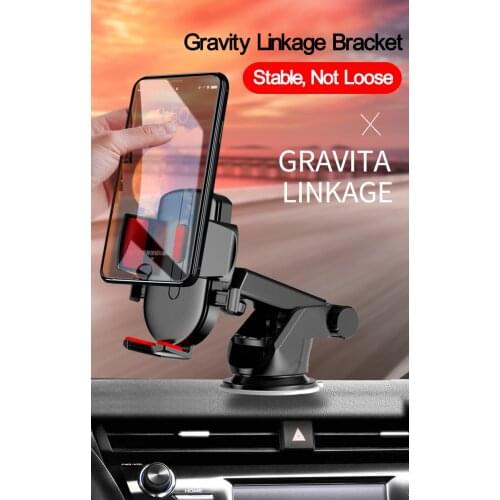 CHE02 Gravity Car Mount For Mobile Phone Holder Car Air Vent Clip Stand Cell phone For iPhone 11 XS X XR Samsung Huawei XiaoMi