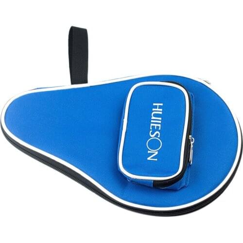 HUIESON One Piece Professional Ping Pong Case Cover with Balls Bag or Table Tennis Rackets Bat Bag Oxford
