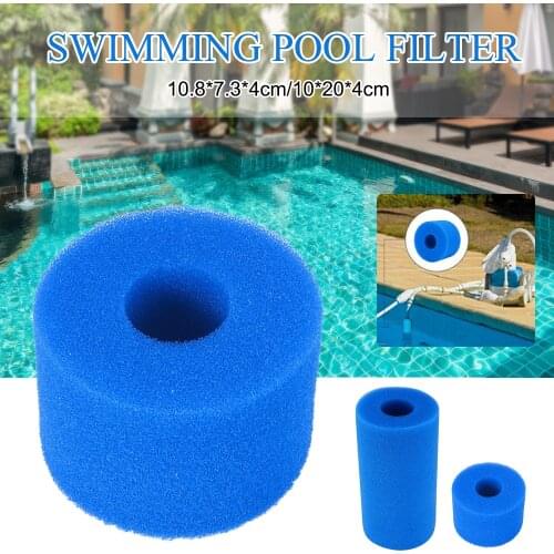 Reusable Washable Sponge Cushion Swimming Pool Filter Foam Cartridge Foam Basin For Intex S1 Type SPA Pool Accessories