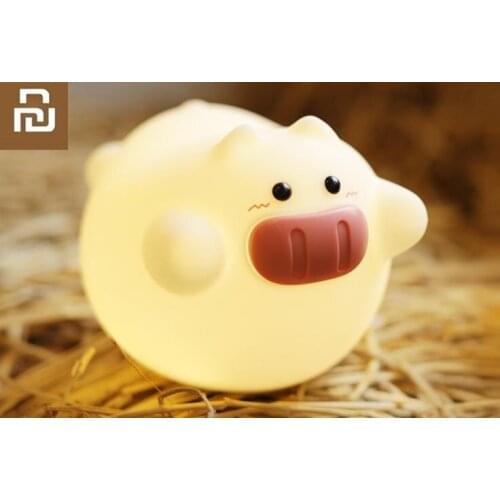 New Flying Pig Bedside Energy Saving Night Light USB Baby silicone dormitory led silicone eye protection lamp