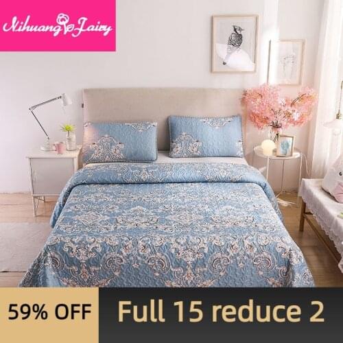 Special bedding double-sided bed cover spring and autumn conditioning is thickened winter bedroom bed cover blanket
