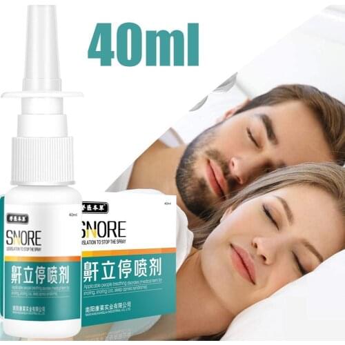 40ml Anti Snoring Spray Traditional Medical Herb Anti-snoring Sprays Care Snore For Adult Solution Stop Stop Relief Nasal L H5A3