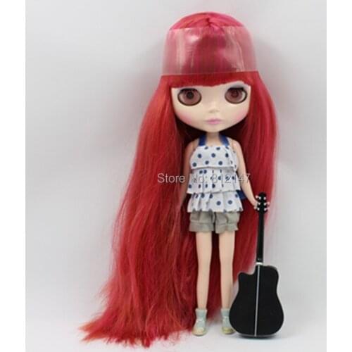 Free shipping Nude dolls(Mixed red hair)