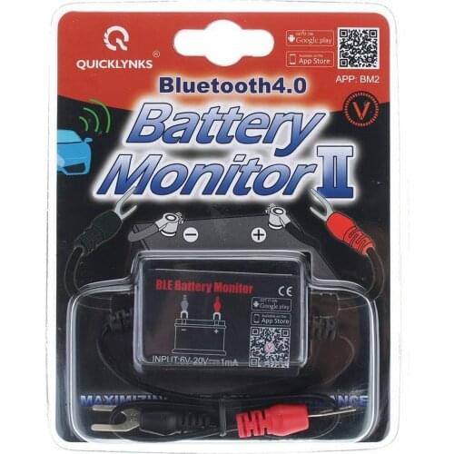 6-20VCar Battery Tester BM2 Bluetooth 4.0 Battery Analyzer Real Time Battery Monitor for Android IOS Car Battery Diagnostic Tool
