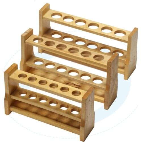 High quality Wooden test tube rack Color tube rack 6 and 12 holes 10ml 25ml 50ml 100ml free shipping