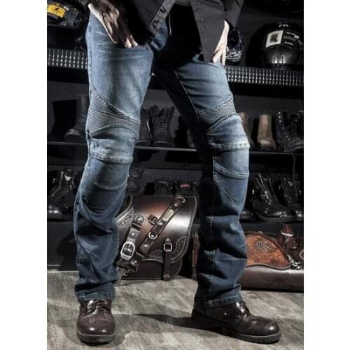 2018 Cross-country car pants Racing jeans anti-wrestling pants