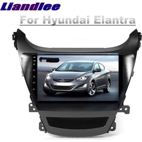 For Hyundai Elantra 2013~2015 NAVI LiisLee Car Multimedia Player GPS Maps WIFI Audio CarPlay Accessories Radio Navigation