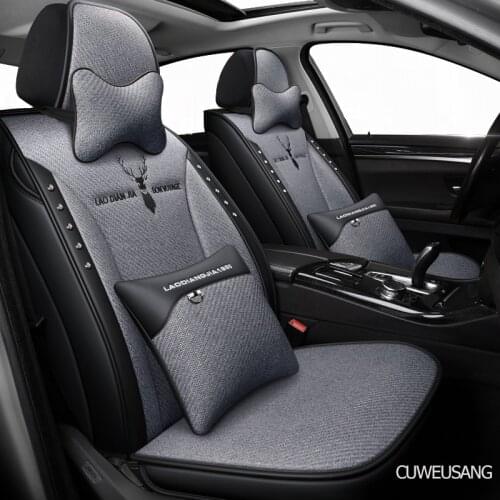 CUWEUSANG flax car seat covers for Ford Focus 2 3 Fushion Ranger mondeo Fiesta Edge Explore Kuga fiesta fusion car seats