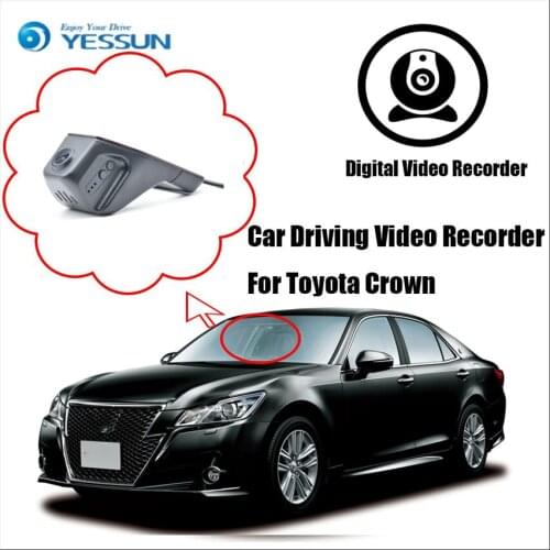 YESSUN Car DVR Digital Video Recorder - Front Camera Dash HD 1080P For Toyota Crown Not Reverse Parking Camera