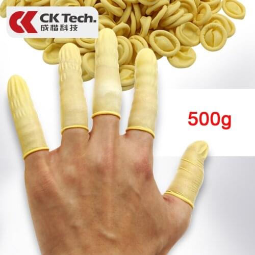 CK Tech.Disposable Anti-slip Rubber Latex Finger Cots Eyebrow Extension Gloves Practical Off Eyelash Extension Tool Accessories