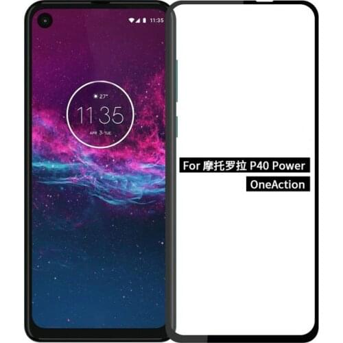 For Motorola Moto G9 Plus 9D 5D Full Glue Cover Tempered Glass Screen Protector CASE for Motorola One Action One Power