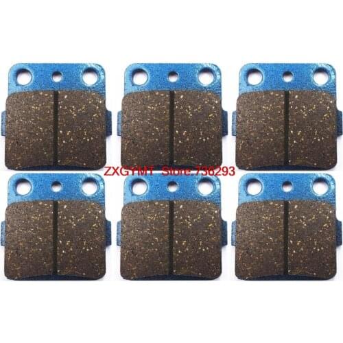 Atv / Utv Semi-Metallic Brake Shoe Pads Set fit YAMAHA YFM660 YFM 660 RN Raptor 2001 & up