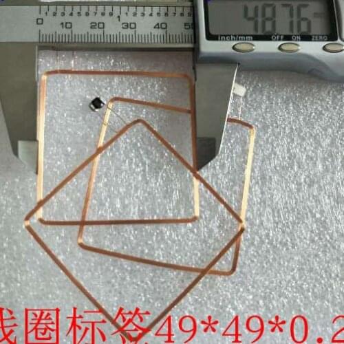 RFIDIC coil/UID copy chip analog card number repeated erasing size 49*49*0.2mm-14443A